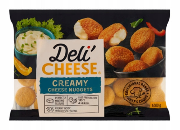 Deli' Cheese Cheese Nuggets Panierovaný sýr 1 kg