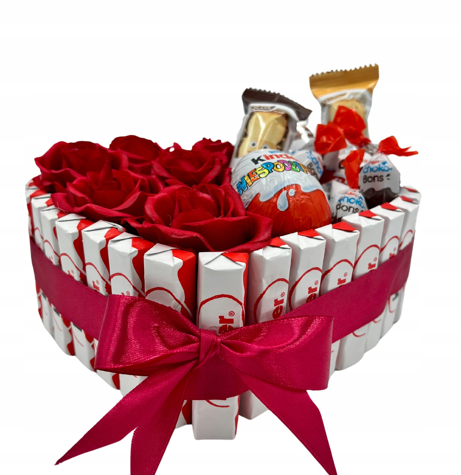 Dort Kinder Srdce dárek ke Dni žen Narozeniny Sada sladkostí Růže