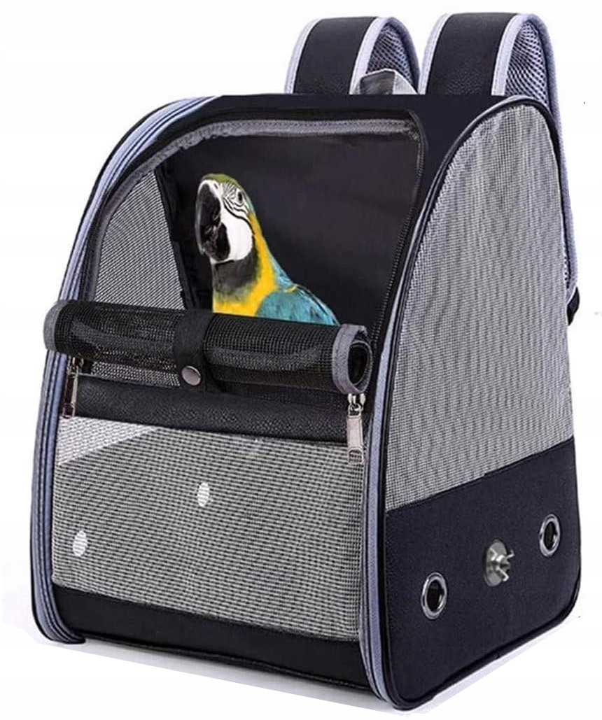 Velká přepravka Klec pro Ptáky Papoušek Nimfa Skládací Prodyšná