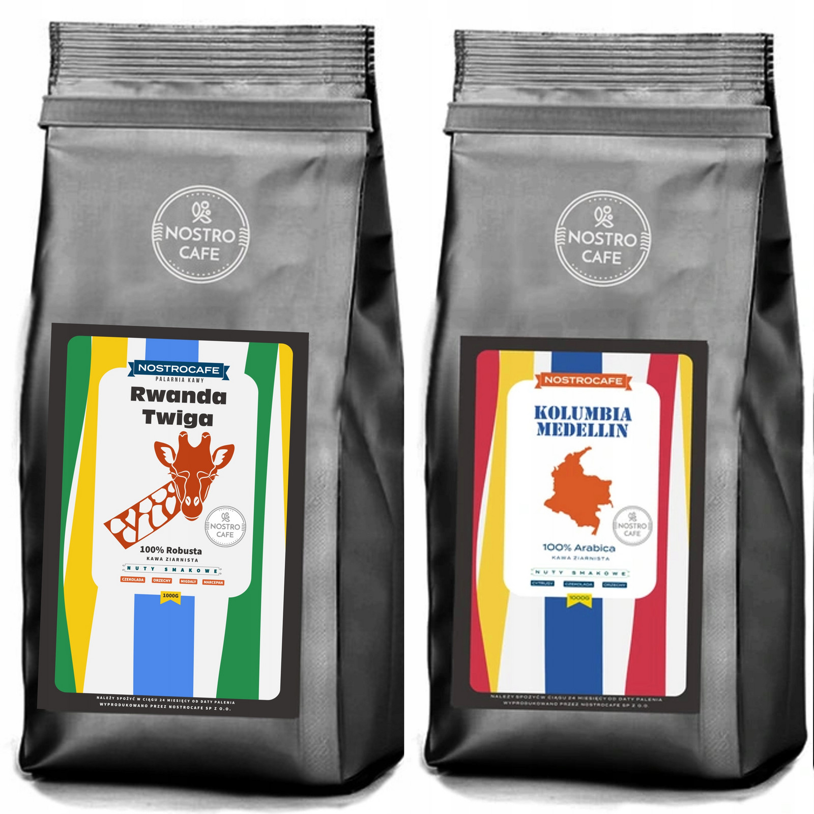 Káva Zrnková 2KG Kolumbie Medellin, Rwanda Twiga