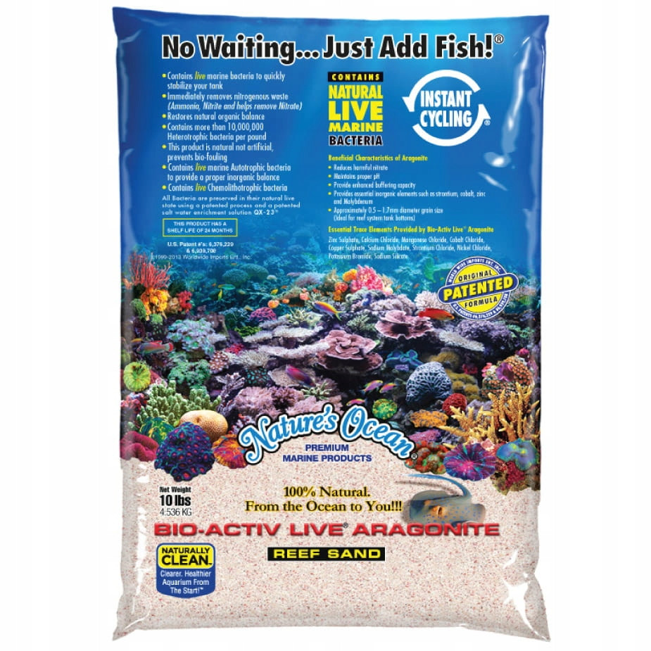 Nature's Ocean Bio-Activ Live Samoa Pink 9,07kg živý písek Substrát