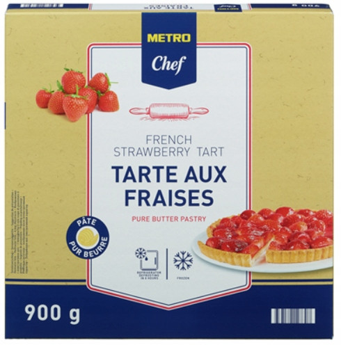 Metro Chef Jahodový koláč 900 g