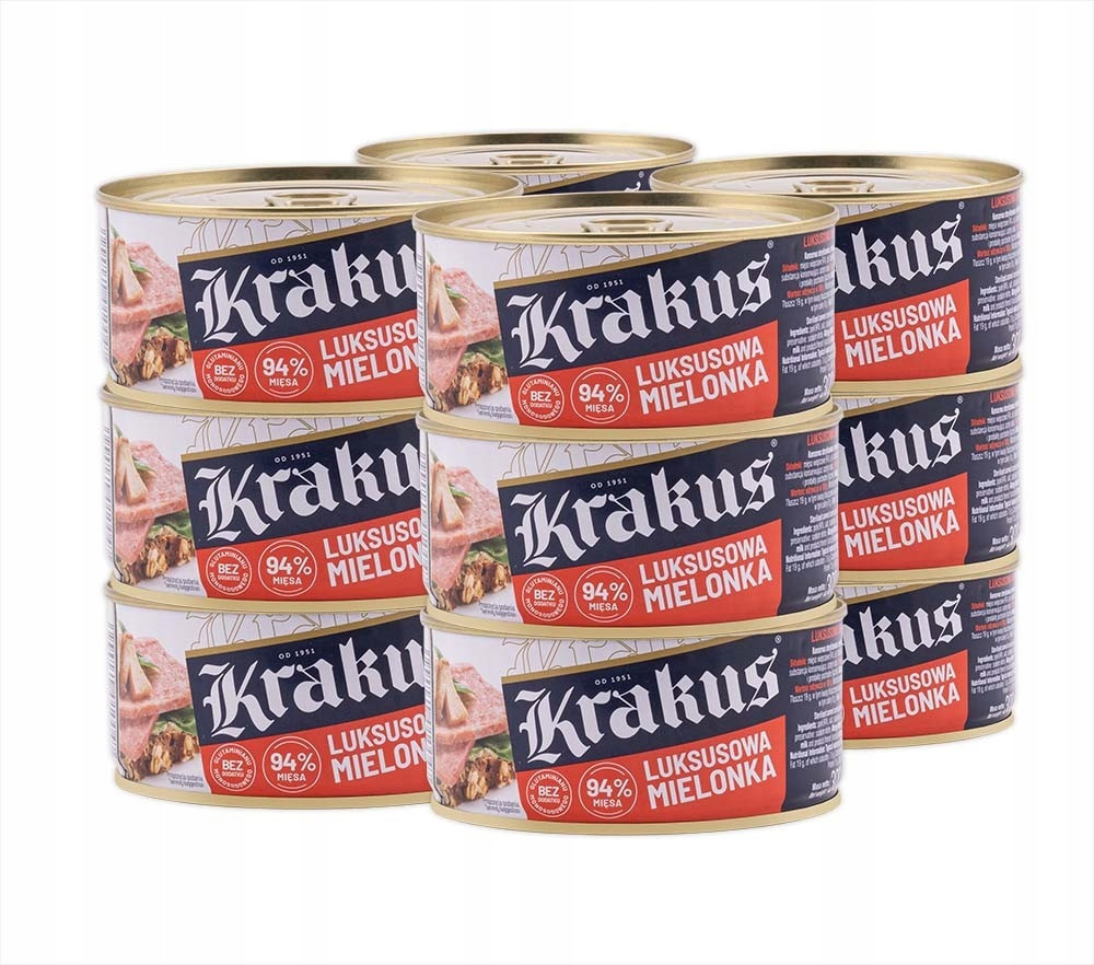 Konzerva Krakus 12x300g Luxusní mletá