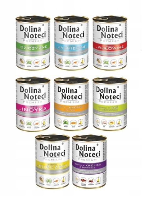 Dolina Noteci Premium mix chutí 10x800 g Bez Ryb