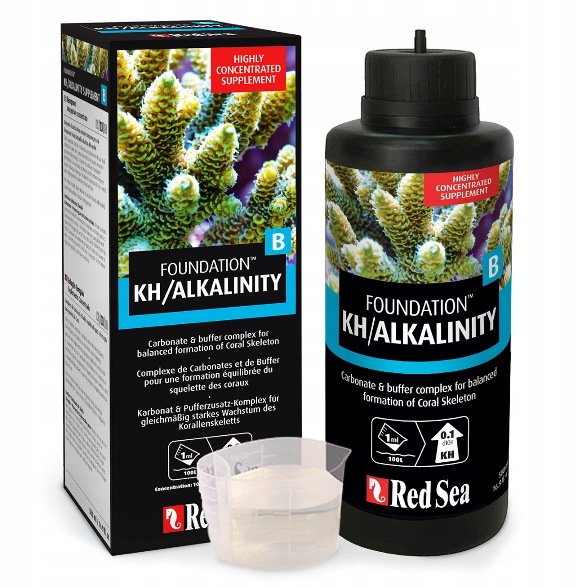 Red Sea Foundation B (alk) 500 ml Kh pro mořské akvárium