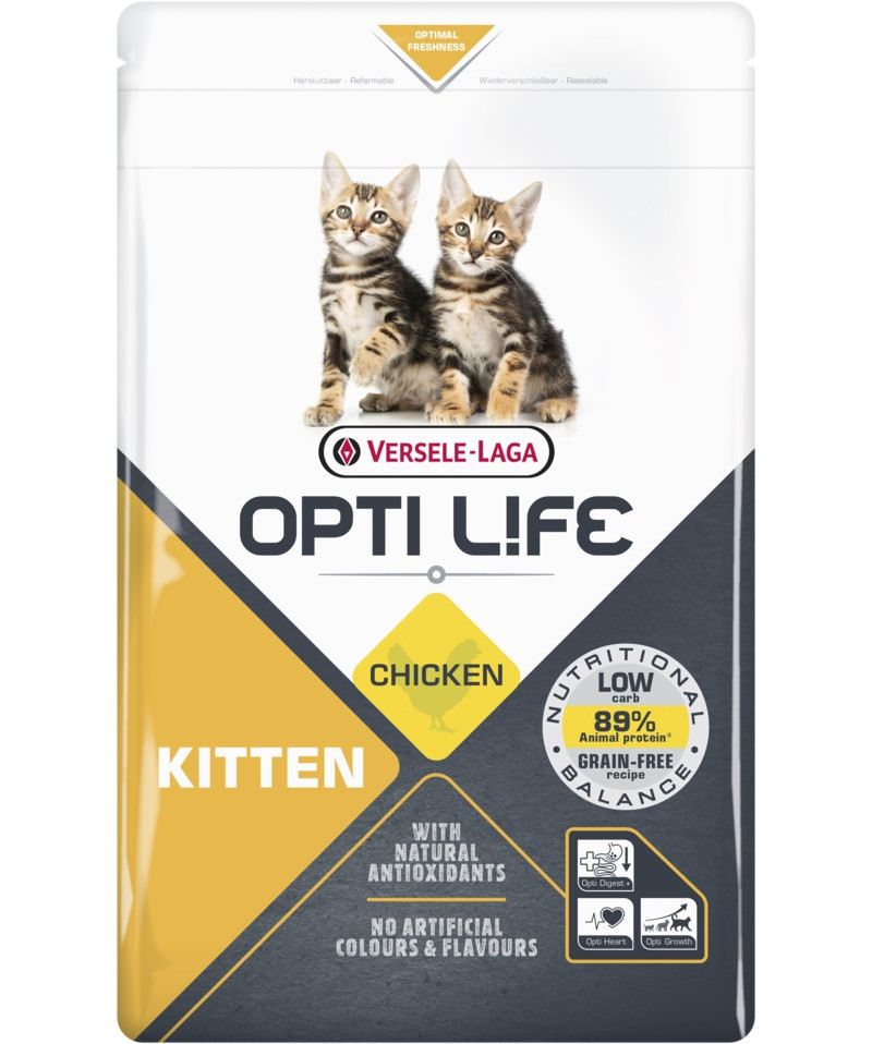 Versele-laga Opti Life Kitten Chicken 2,5 kg pro koťata