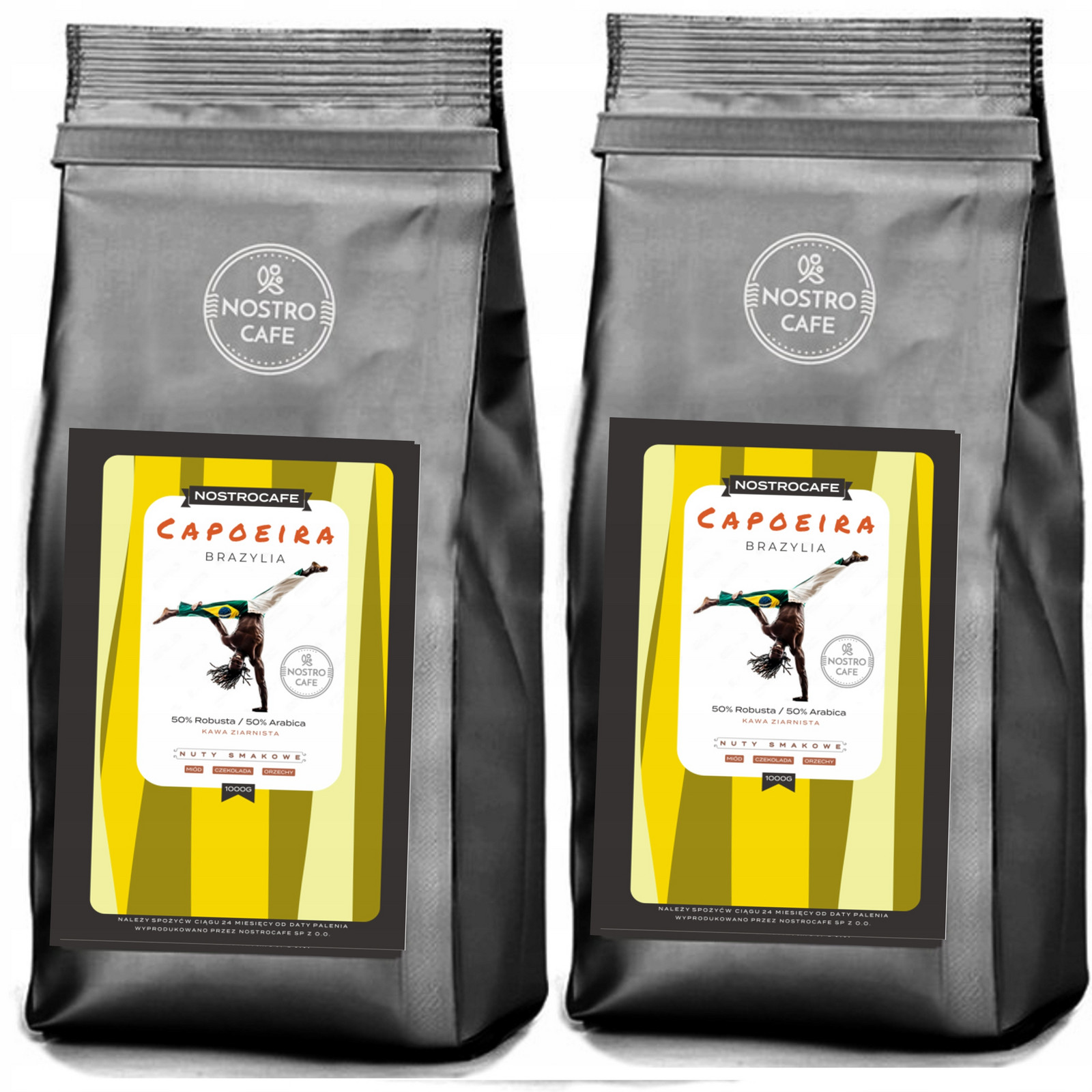 Čerstvě Pražená Káva Zrnková 2kg Brazílie Capoeira