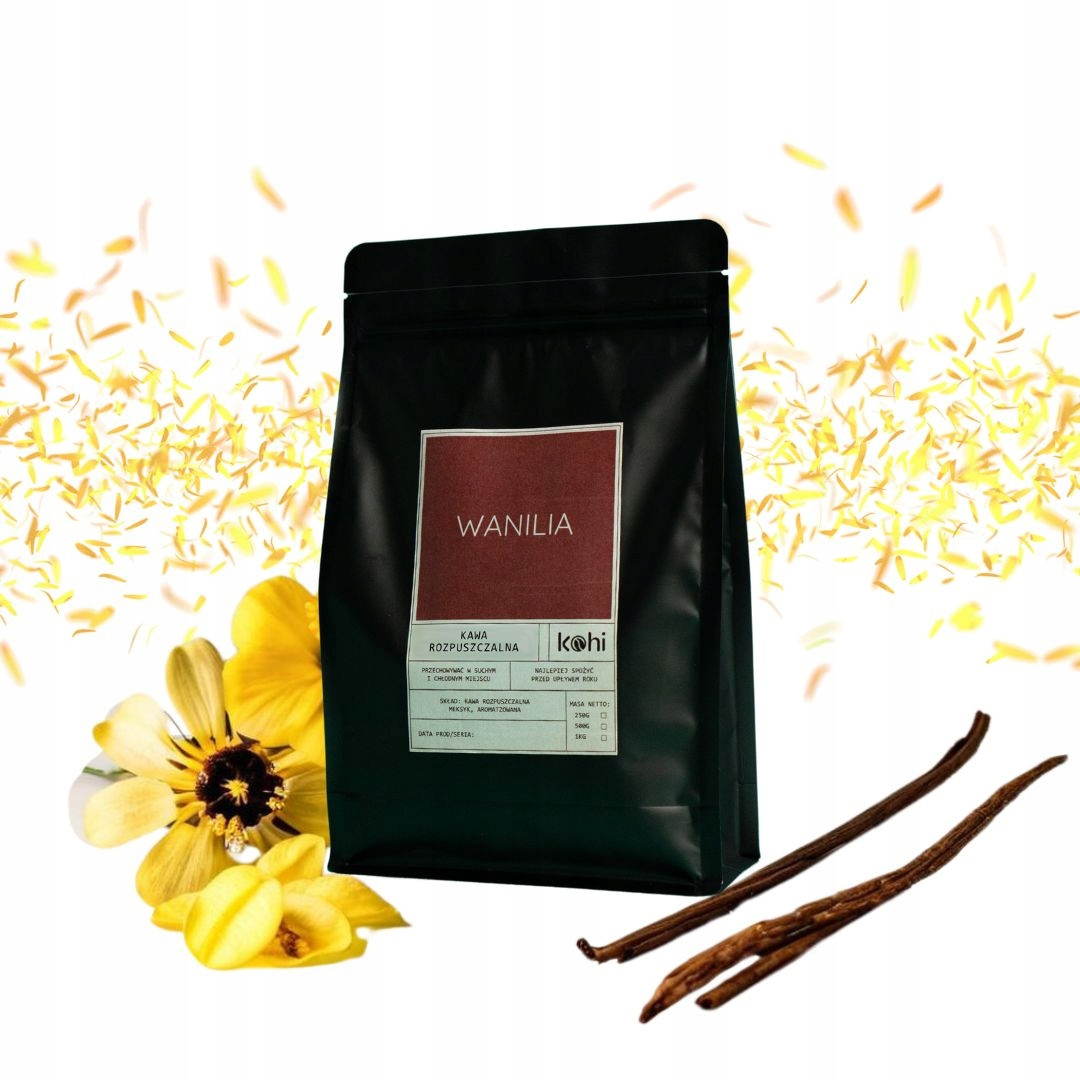 Káva Příchuť Rozpustná Vanilka 1KG Kohi Vanilková