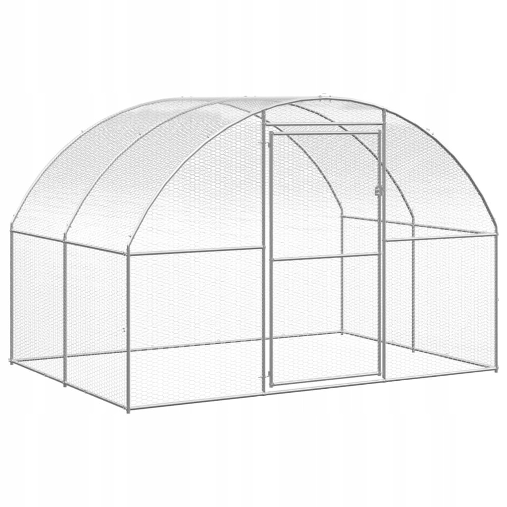 VidaXL Venkovní klec pro kuřata, 3x2x2 m, sta