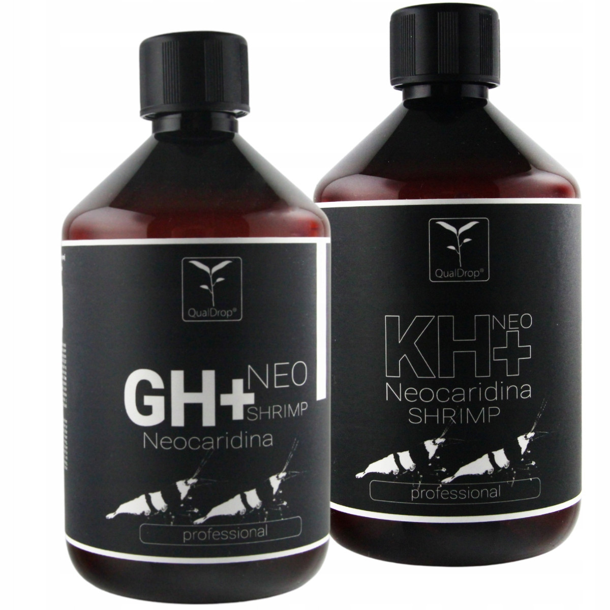 Sada QualDrop Kh+ a Gh+ Neo Mineralizátory vody Ro 2x500 ml