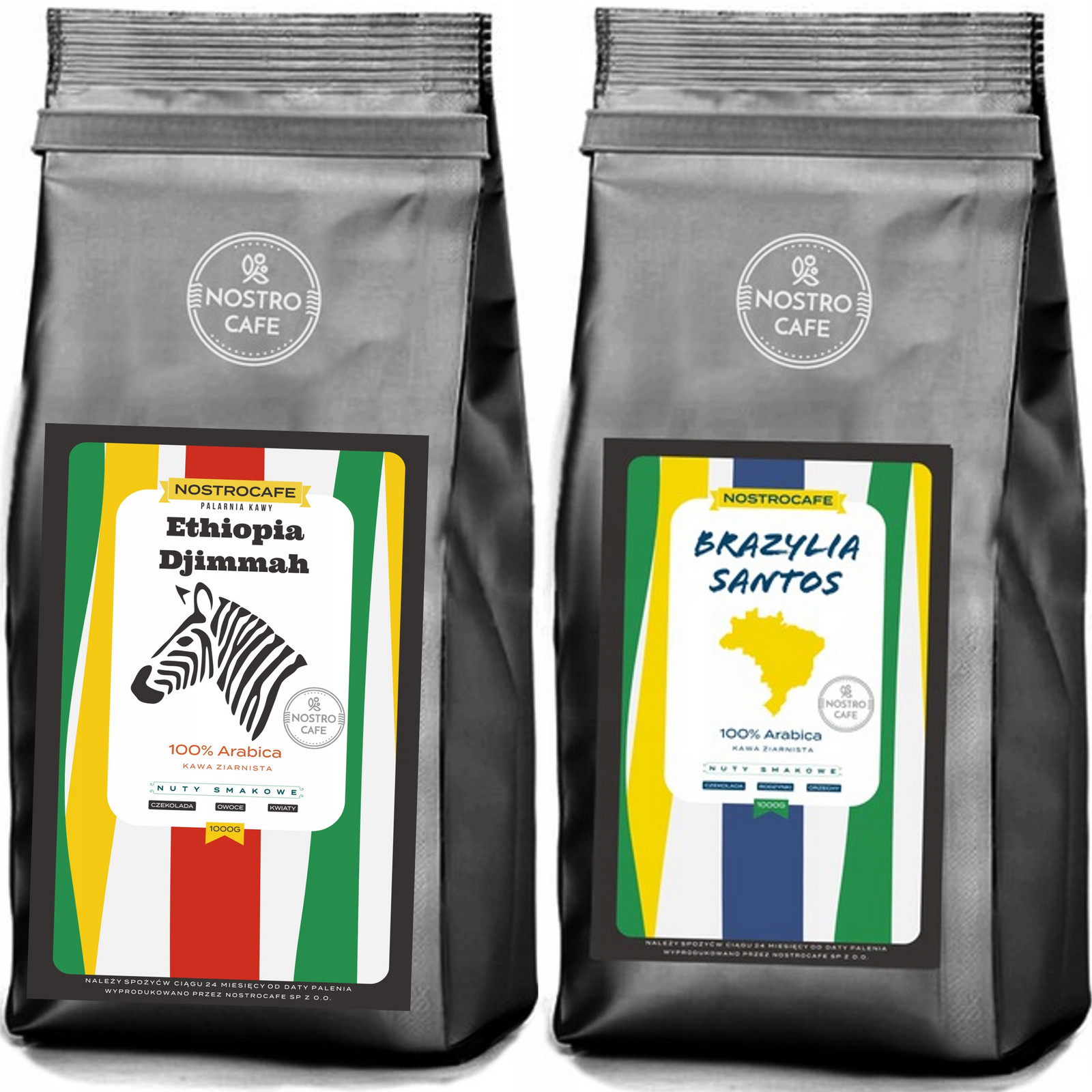 Káva Zrnková 2KG Brazílie Santos Etiopie Dijmmah