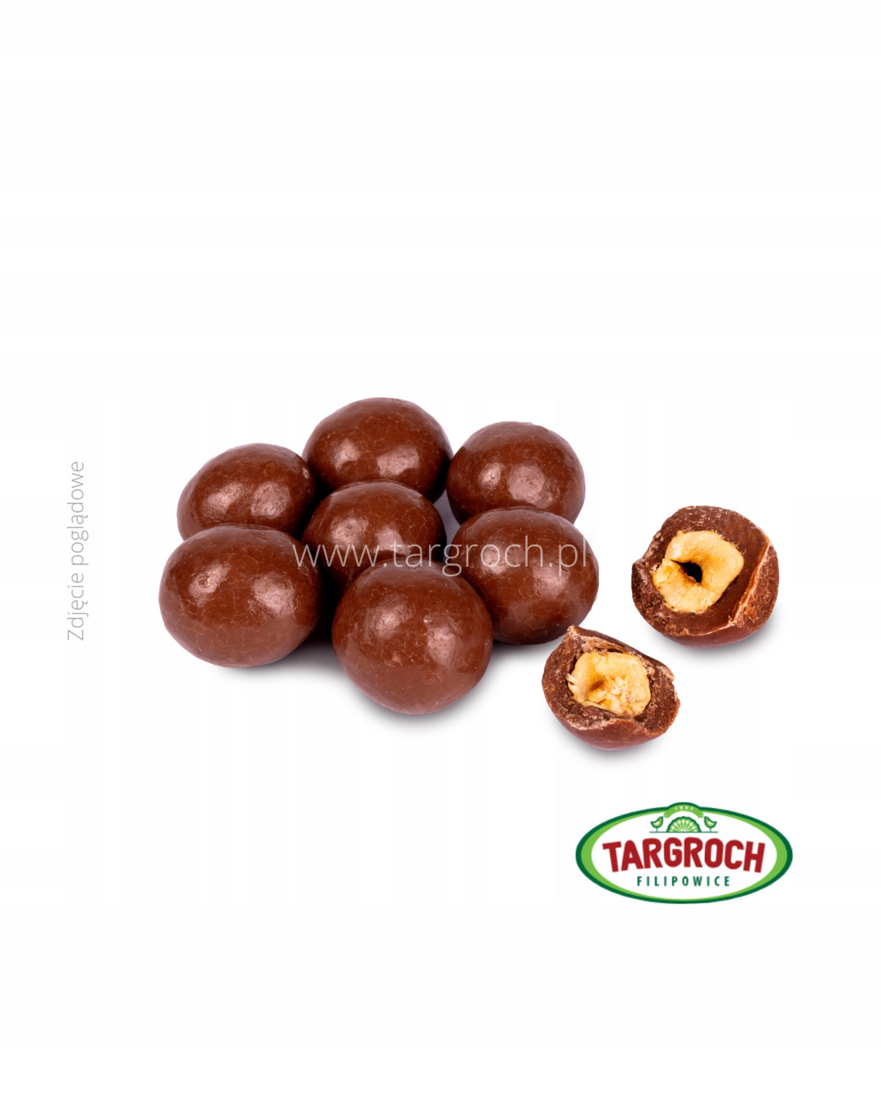 Lískové ořechy v mléčné čokoládě svačinka 1kg Targroch