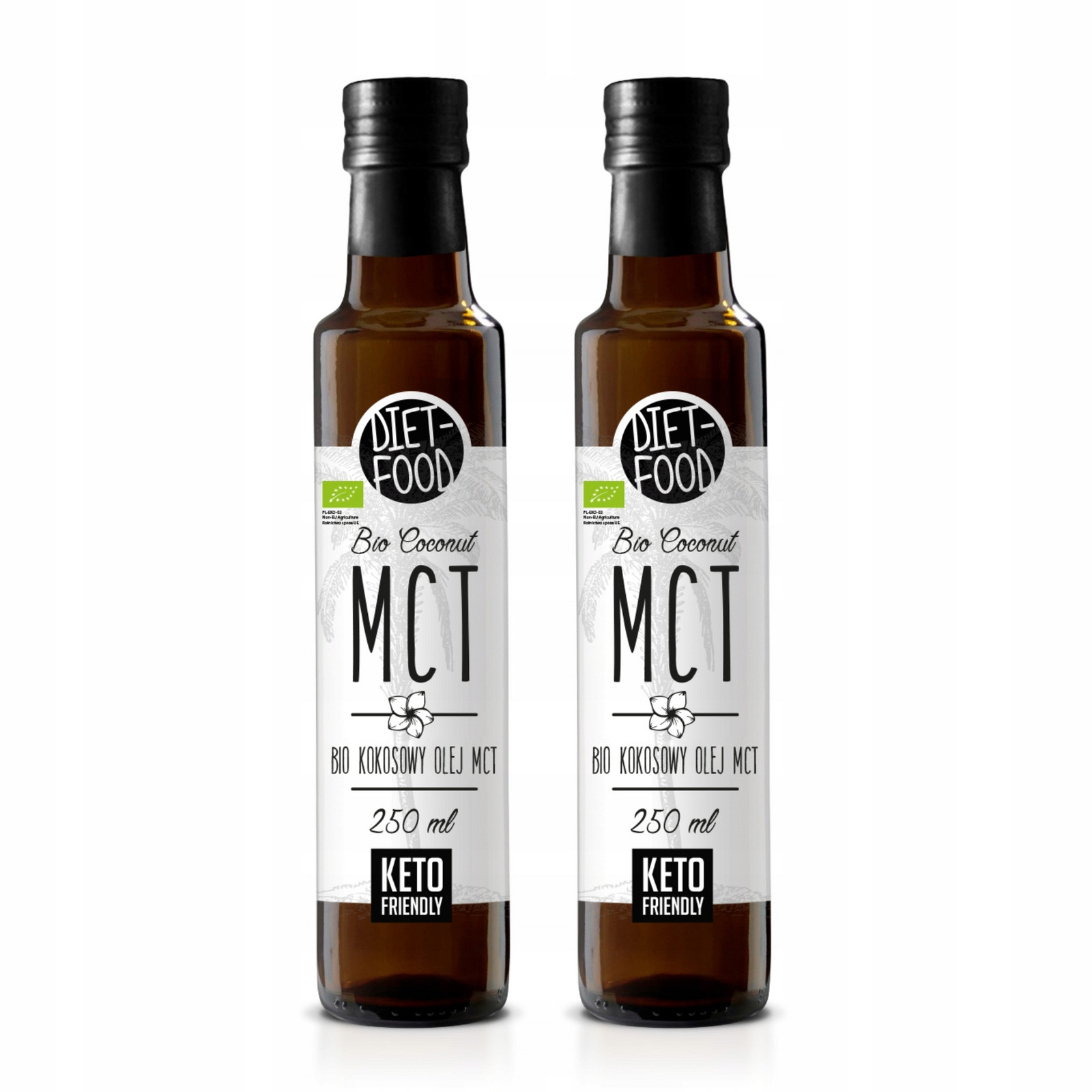2x Bio Kokosový olej Mct C8+C10 250 ml Diet-food