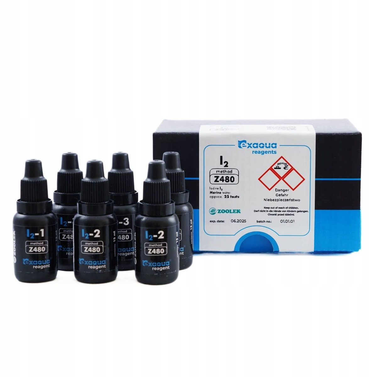 Exaqua Jód I2 Z480M Činidla pro fotometr PRO3 PRO6