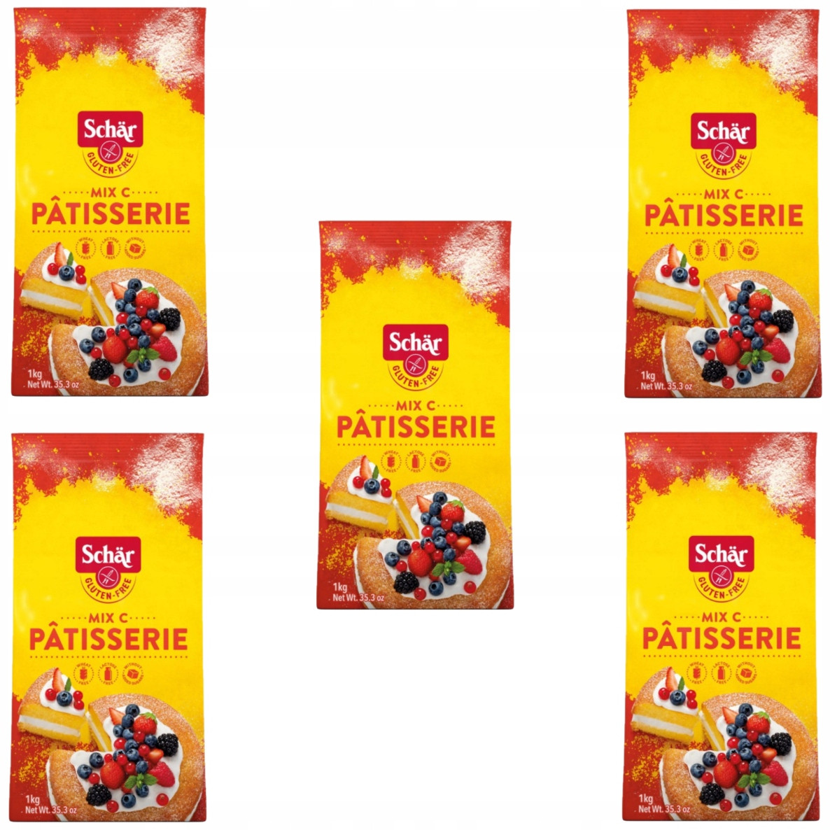 10 x Schar bezlepková mouka na koláče MIX C 1 kg