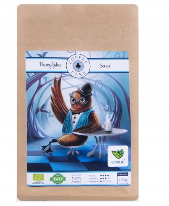 Bio Zrnková káva ekologická Brazilská Sowa 1kg