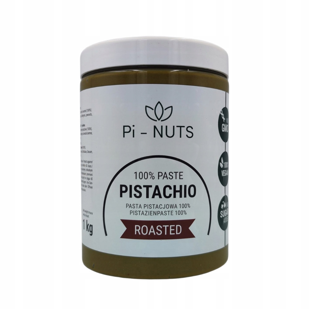 Pi-nuts pasta z pražených pistácií 100% 1 kg