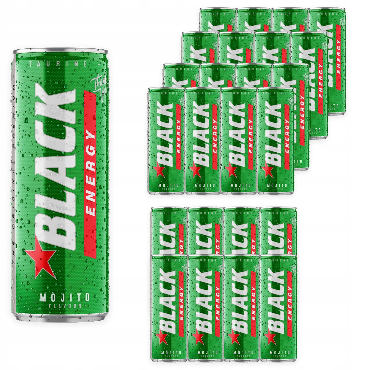 Nápoj Black Mohito 250 ml