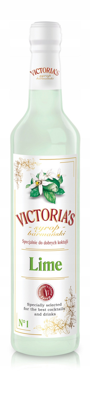 4x Victoria's Barmanský sirup Lime 490 ml