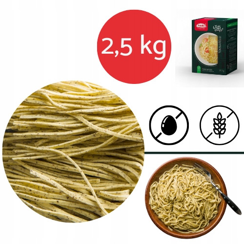Bezlepkové Těstoviny Tonnarelli Incola 2.5KG Bez Vajec Laktózy Pšenice Sóji