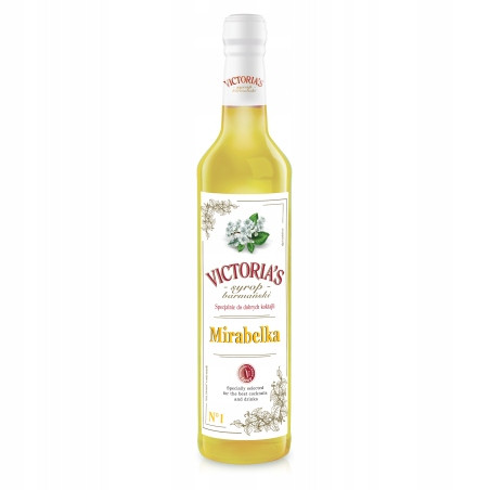 4x Victoria's Barmanský sirup Mirabelka 490 ml