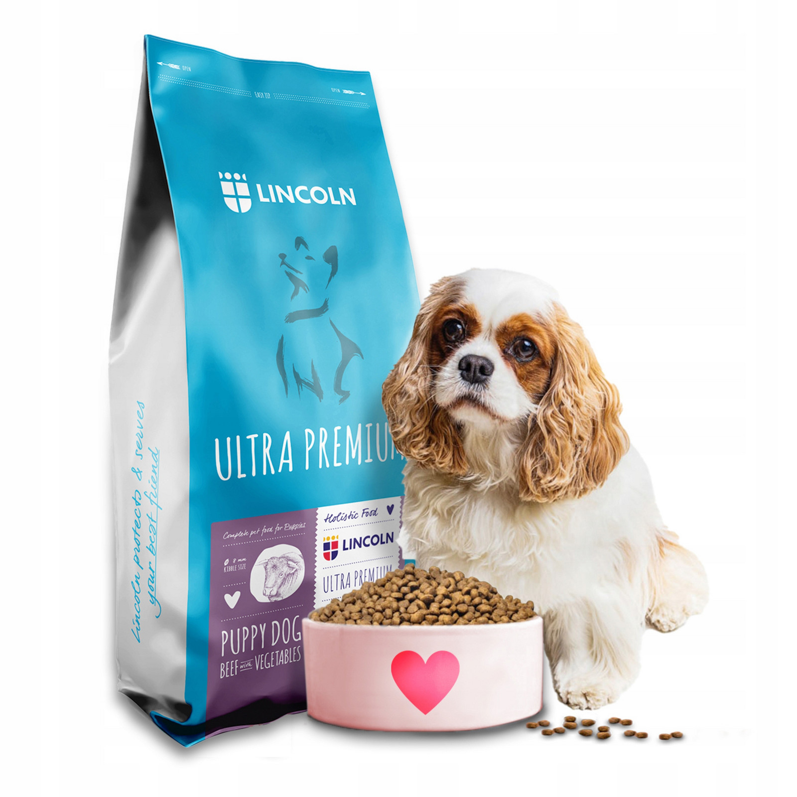 Lincoln Suché Krmivo Pro Psy Hovězí Maso Bez Obilovin 9 Kg Štěně Junior