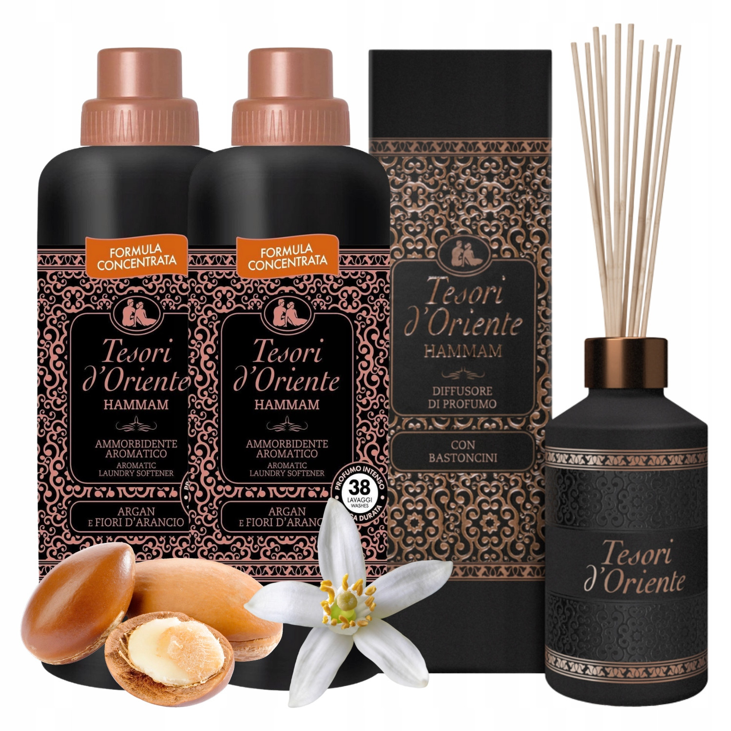 Set Tesori Tyčinky Tekutá Aviváž d'Oriente Hammam