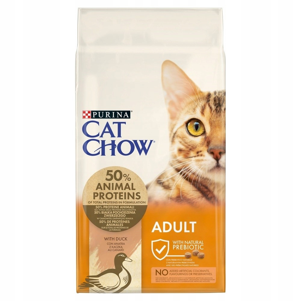 Suché krmivo pro kočky Cat Chow kachna 15 kg
