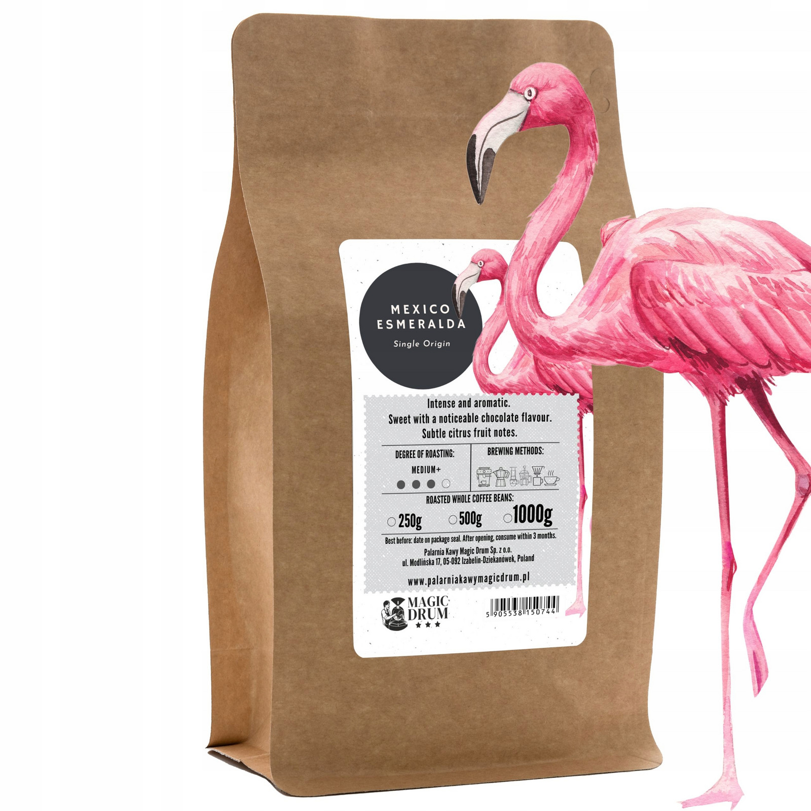 Mletá káva 500g Mexiko arabika čerstvě pražená