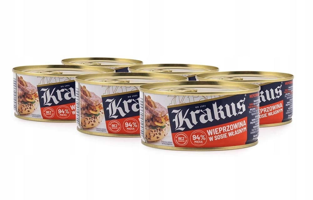 Konzerva Krakus Vepřová Vlastní omáčka 6x300g