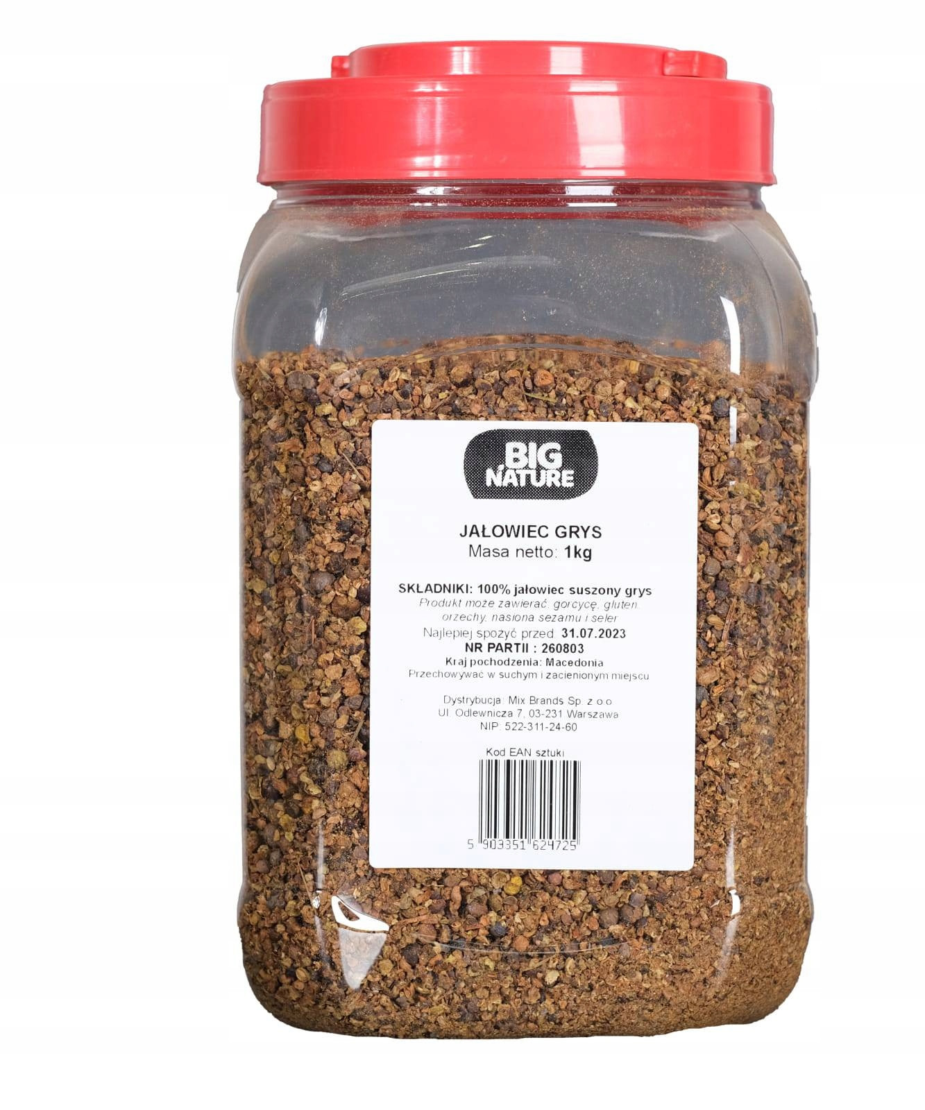 Jalovec Sušený Grys 1KG Mixbrands