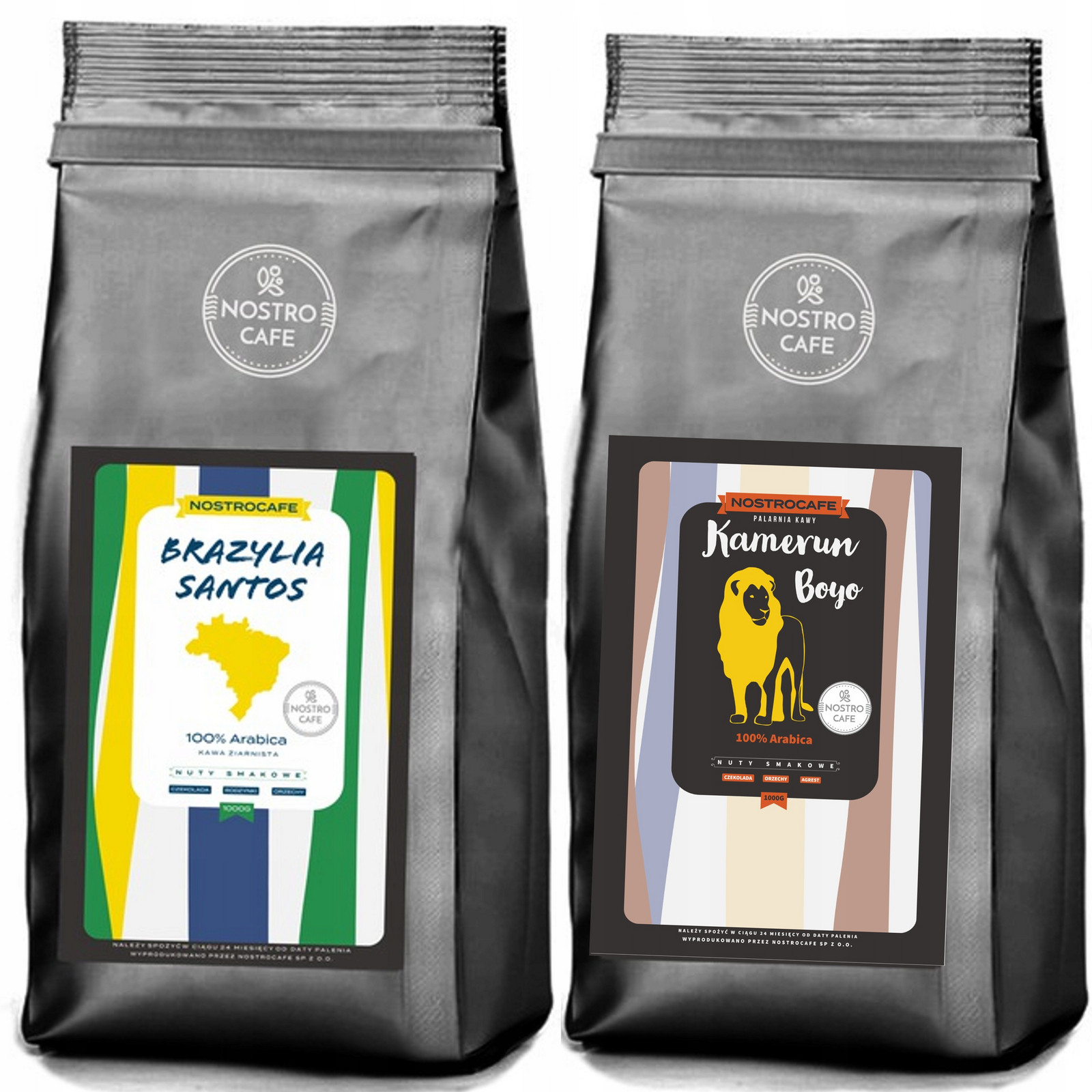 Káva Zrnková 2KG Brazílie Santos Kamerun Boyo