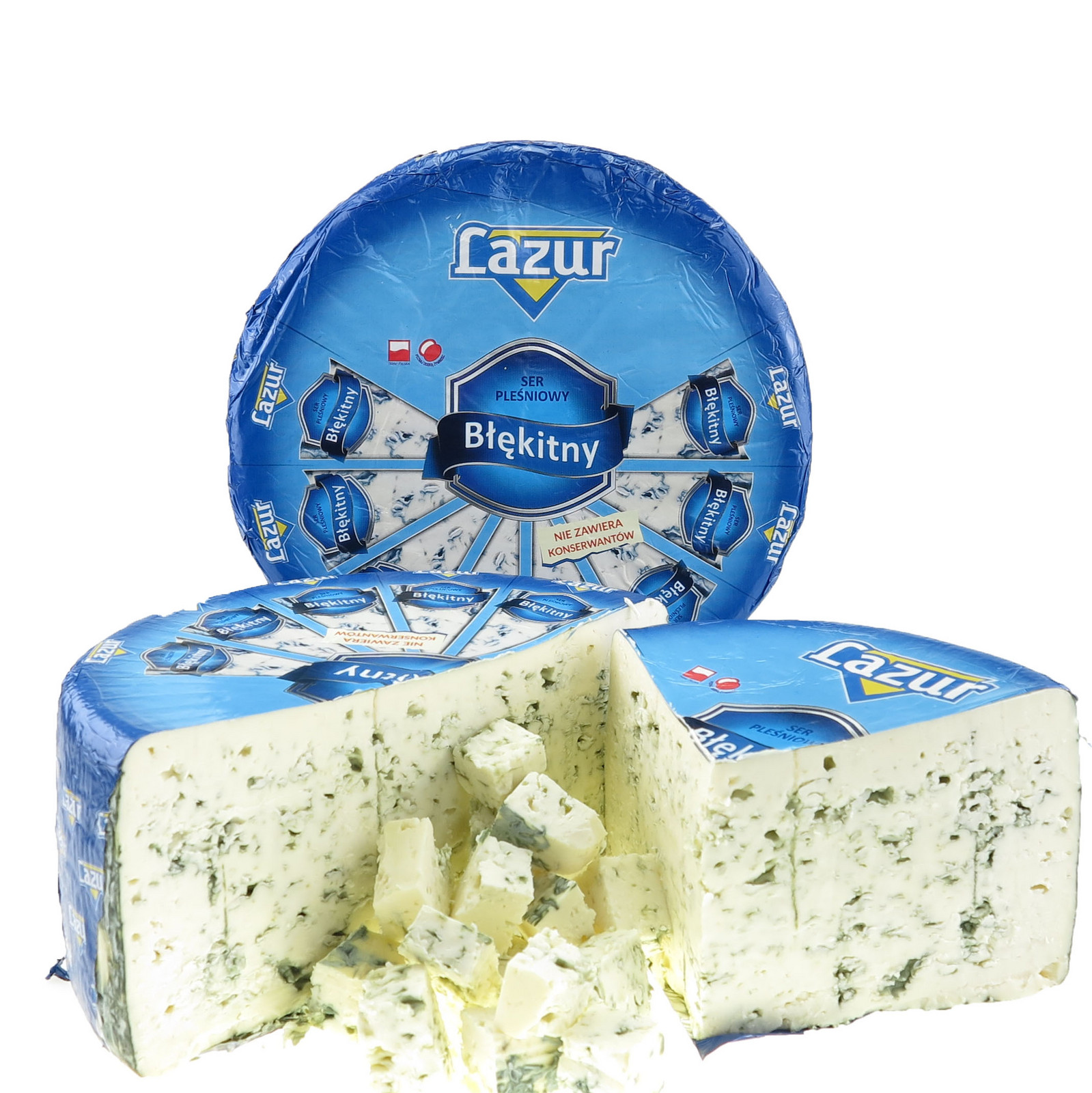 Plísňový sýr Lazur Modrý kotouč (2,5 -2,55kg)