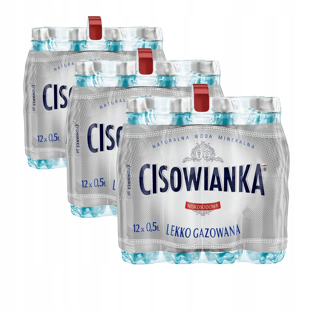 Cisowianka mírně perlivá voda 500 ml x 36 kusů