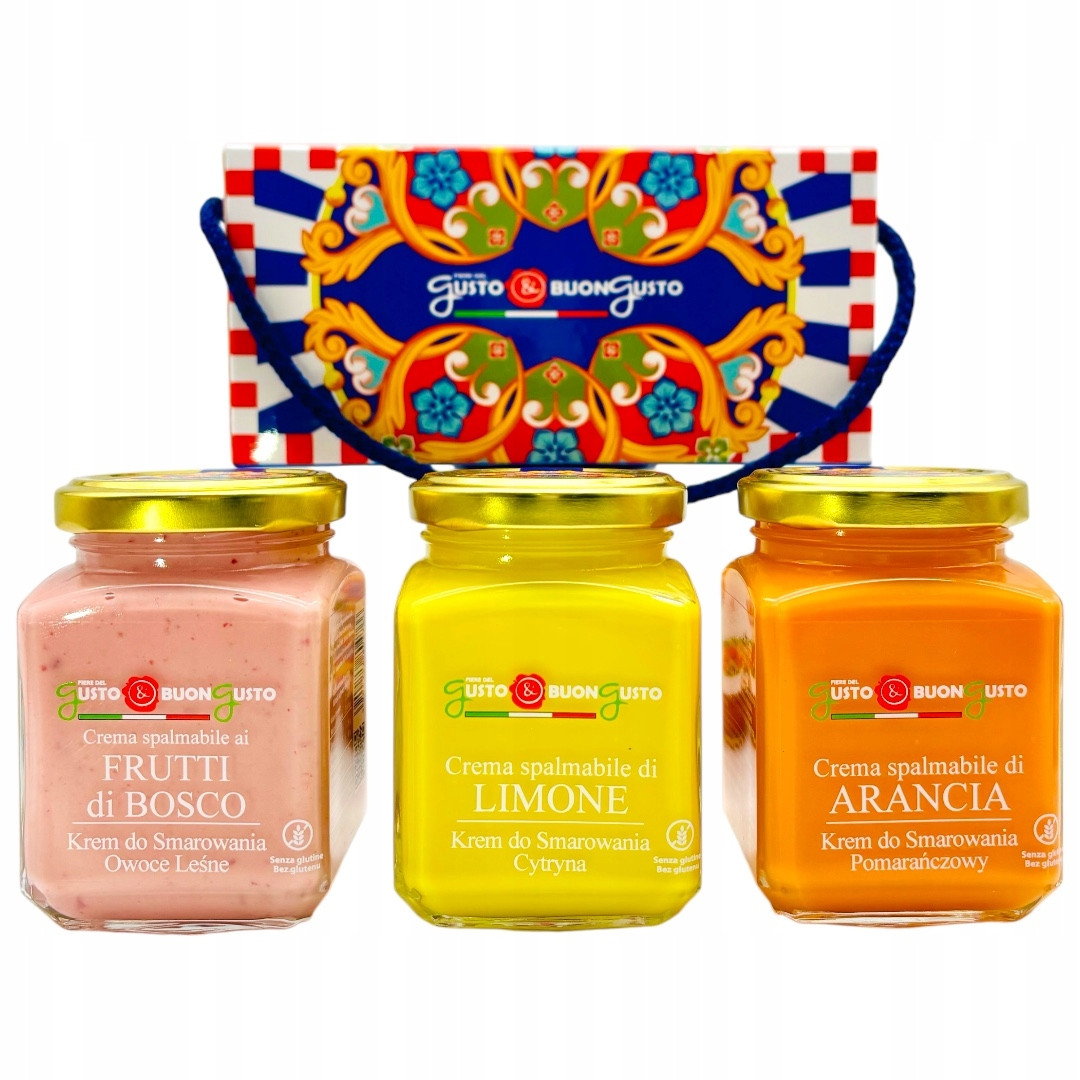 Sada 3x Ovocný krém MIX přímo z Itálie!