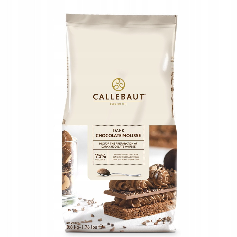 Callebaut čokoládová pěna tmavá 800g