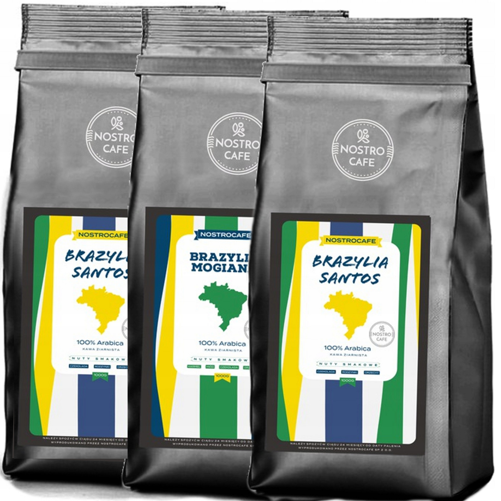 Káva Zrnková 3KG 2xSANTOS, Mogiana