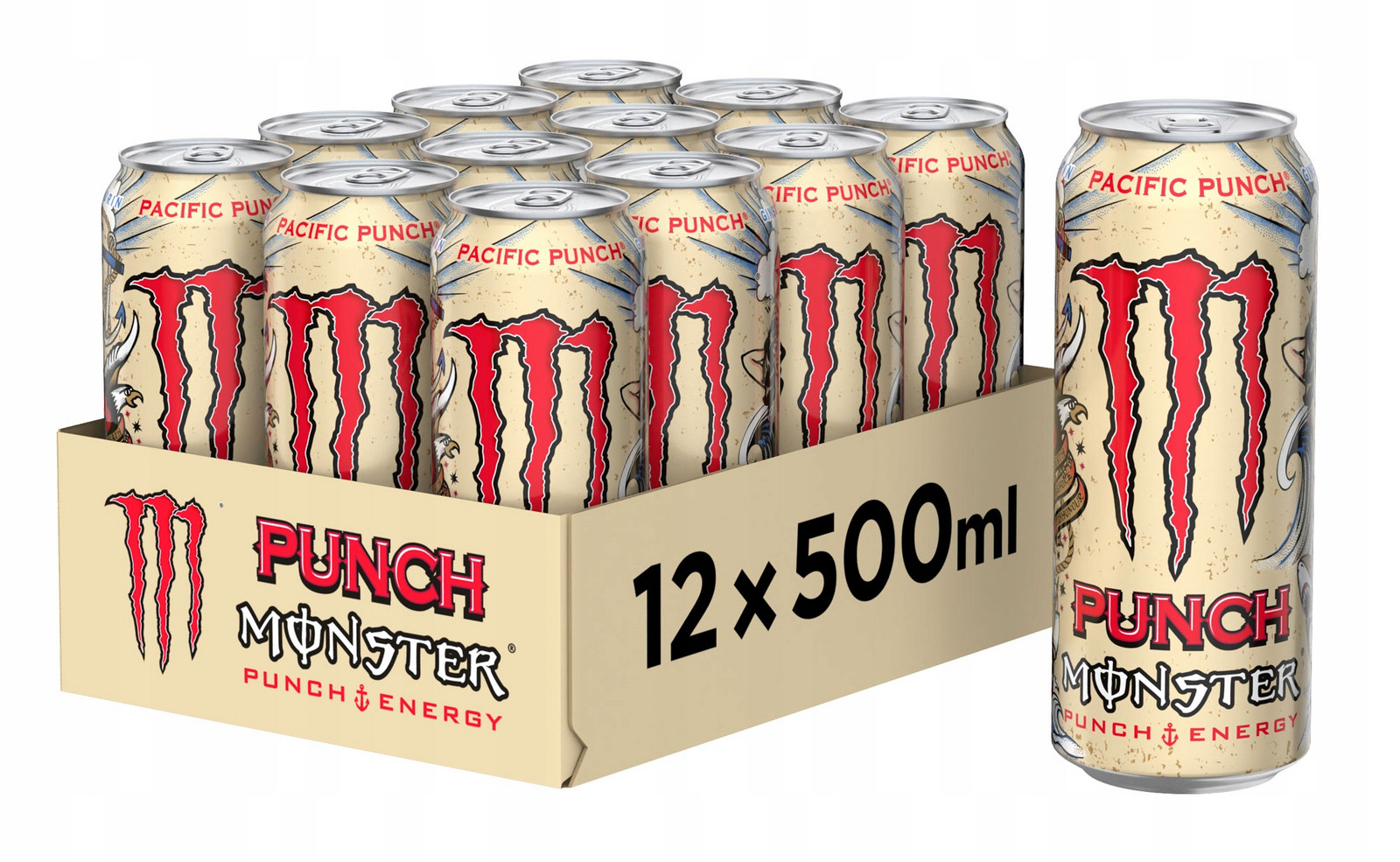 Monster Pacific Punch Energetický nápoj 500 ml x 12