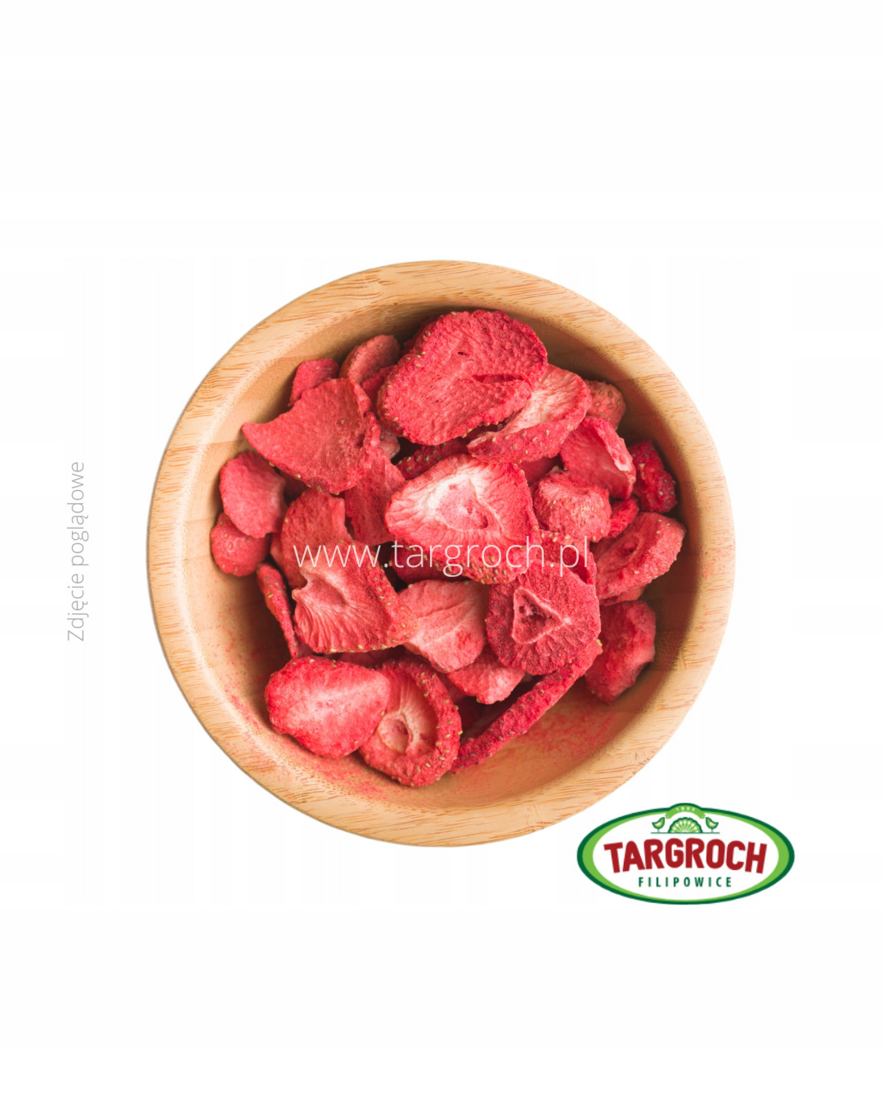 Lyofilizované jahody plátky jahoda plod 1 kg Targroch