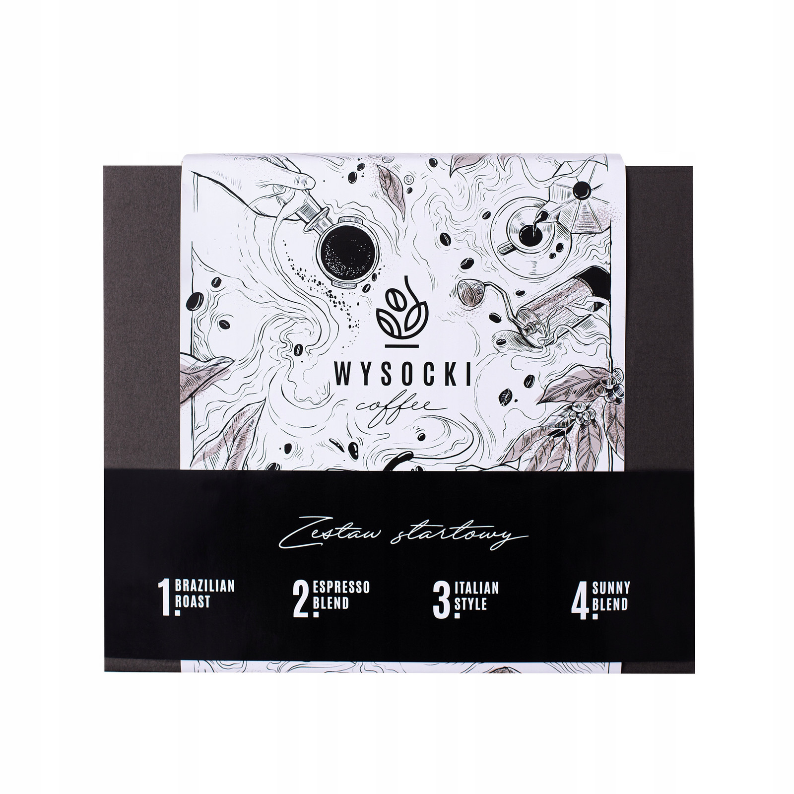 Wysocki Coffee Startovací sada 4 káv x 250g