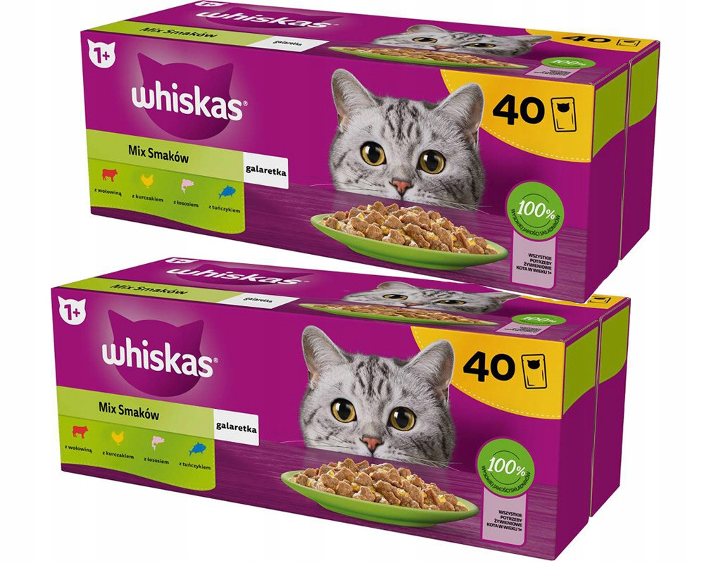Whiskas mix chutí v želé 80x85g