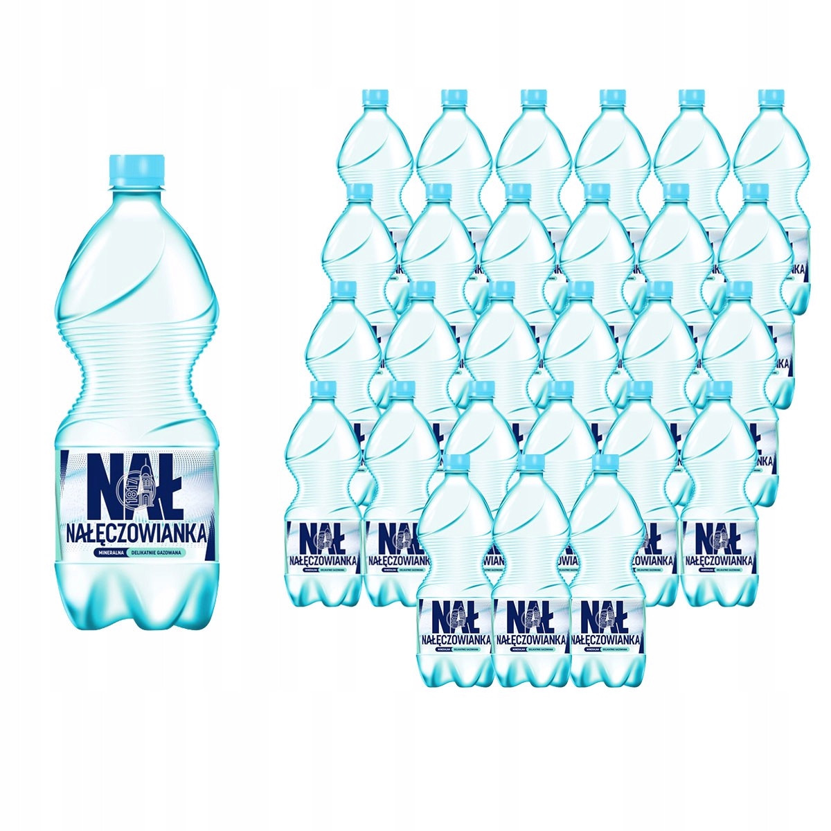 Nałęczowianka jemně perlivá voda 1 l 27 kusů