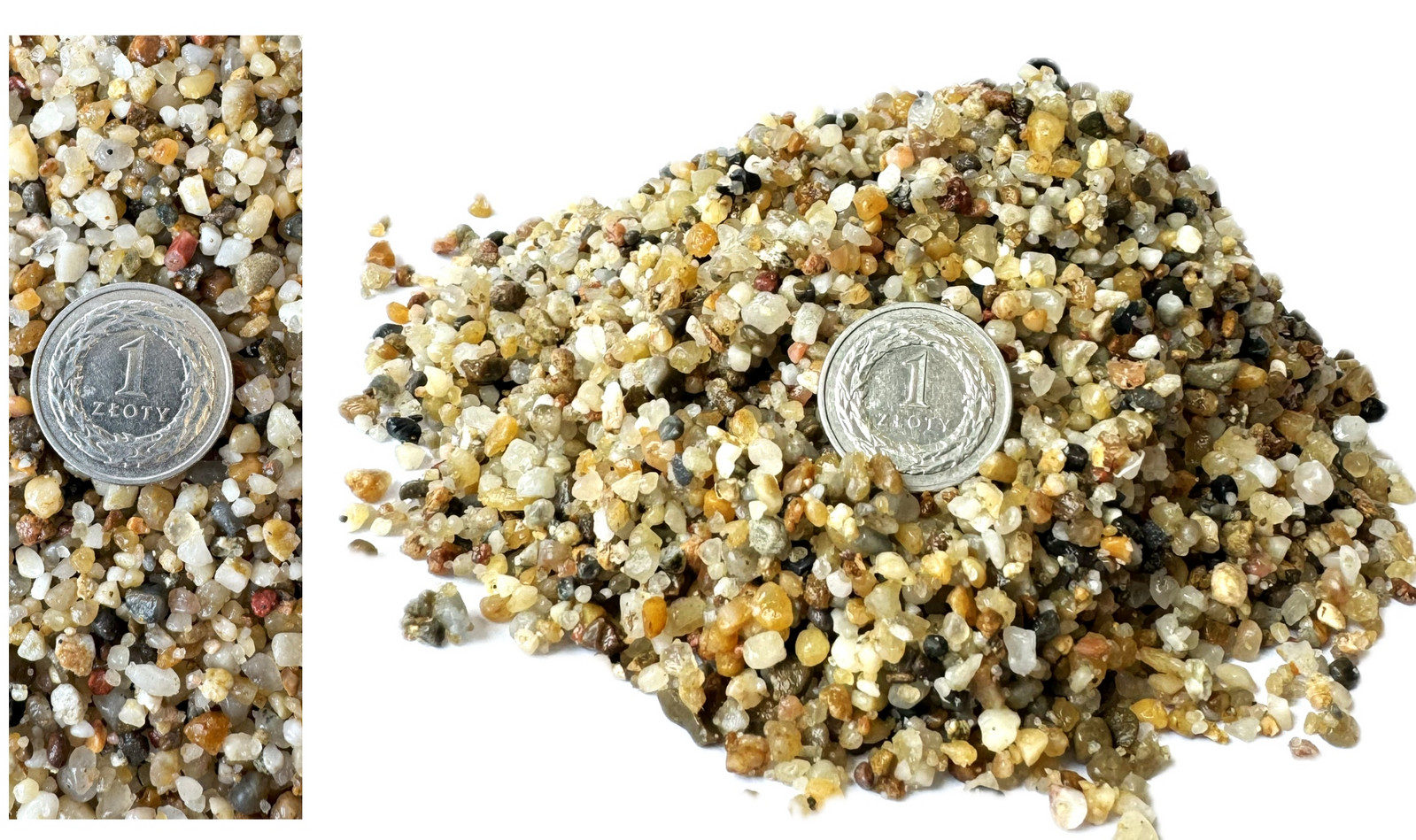 Stelivo Jantarové pro Akvárium 4-5mm štěrk písek Přírodní Substrát! 30 kg