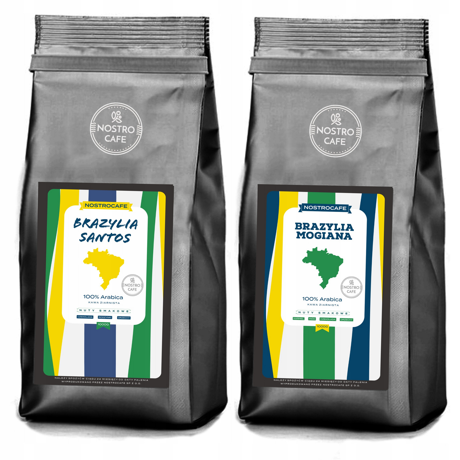 Káva Zrnková 2KG Brazílie Mogiana Brazila Santos