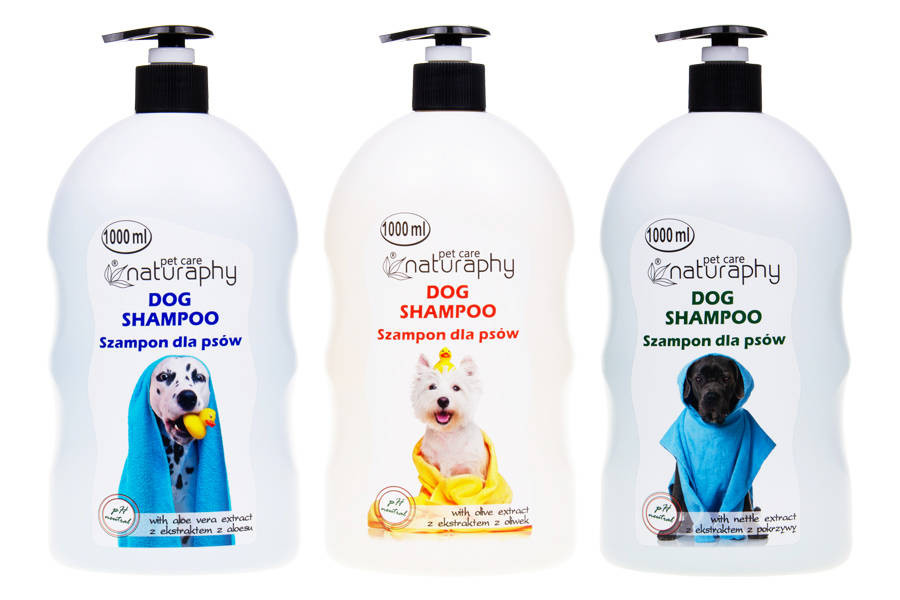 Sada šamponů pro psy 3x 1L
