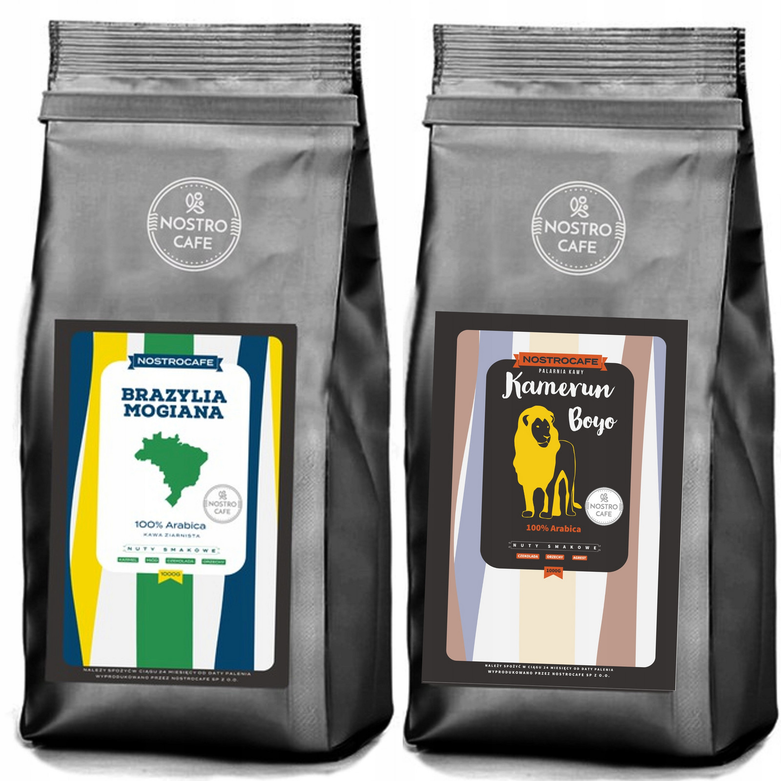 Káva Zrnková 2KG Brazílie Mogiana Kamerun Boyo