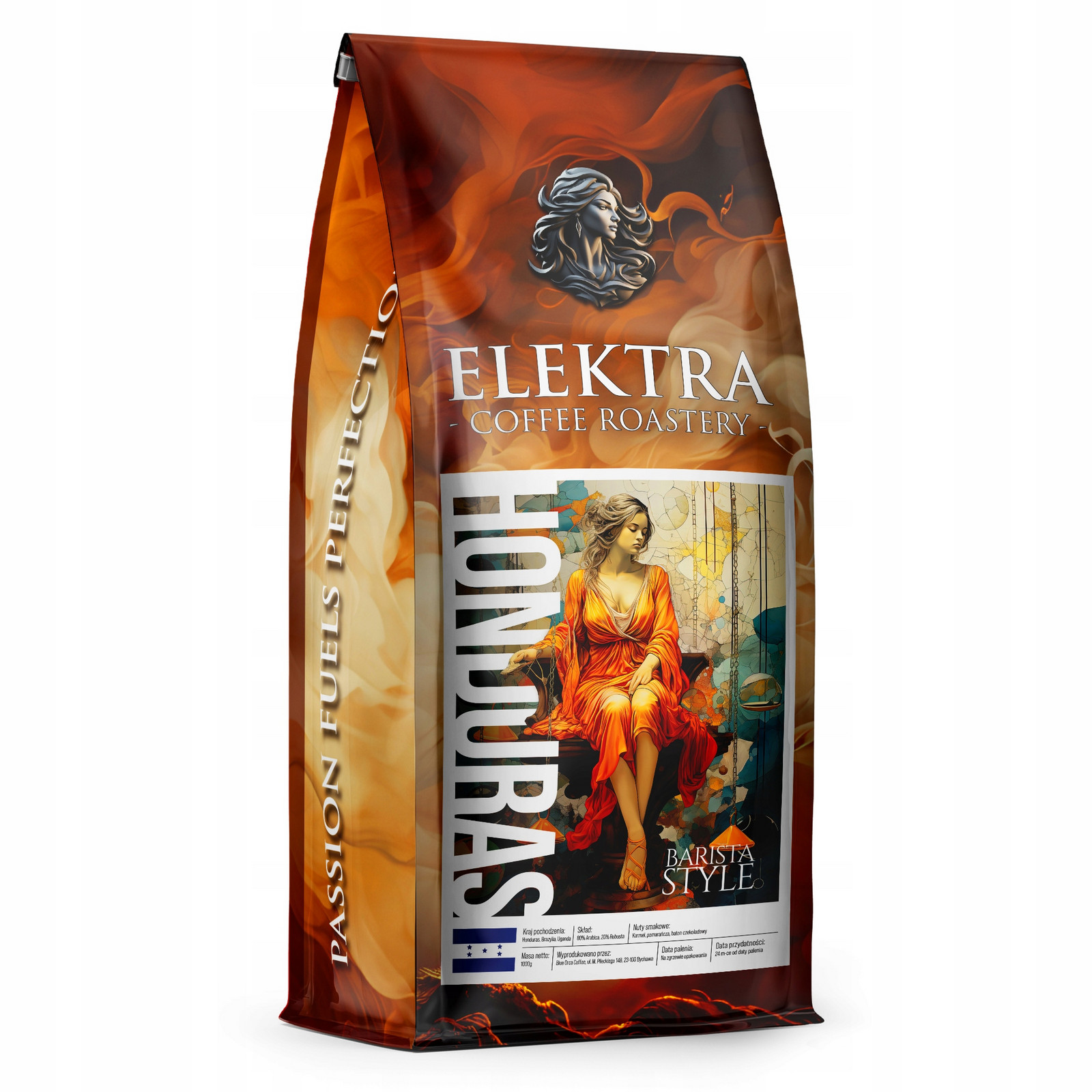 Káva Zrnková Honduras Barista Čerstvě Pražená 1 Kg Pražírna Kávy Elektra