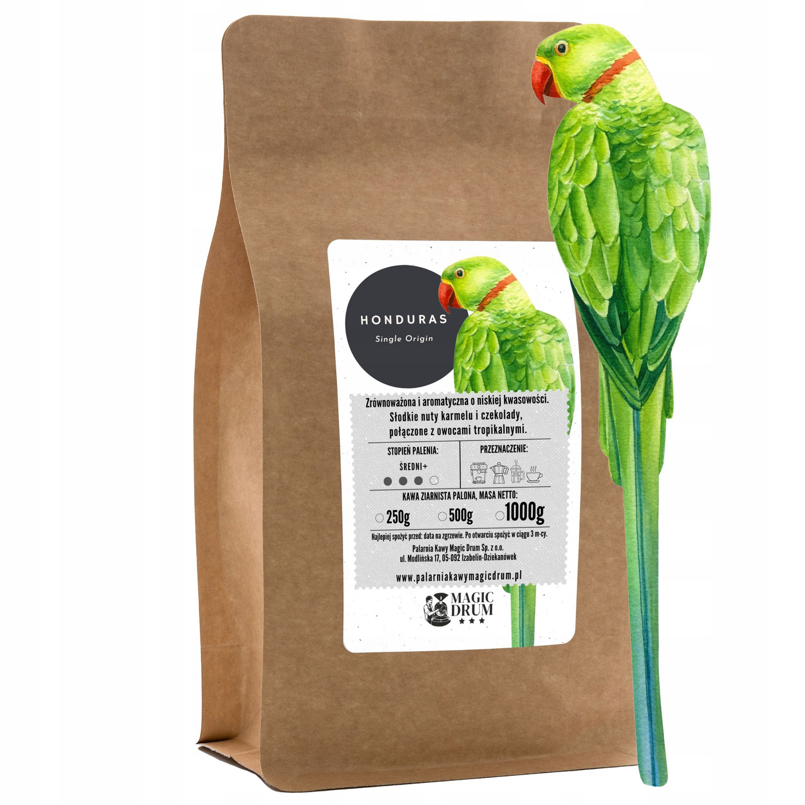 Káva zrnková Honduras 1 kg arabika čerstvě pražená