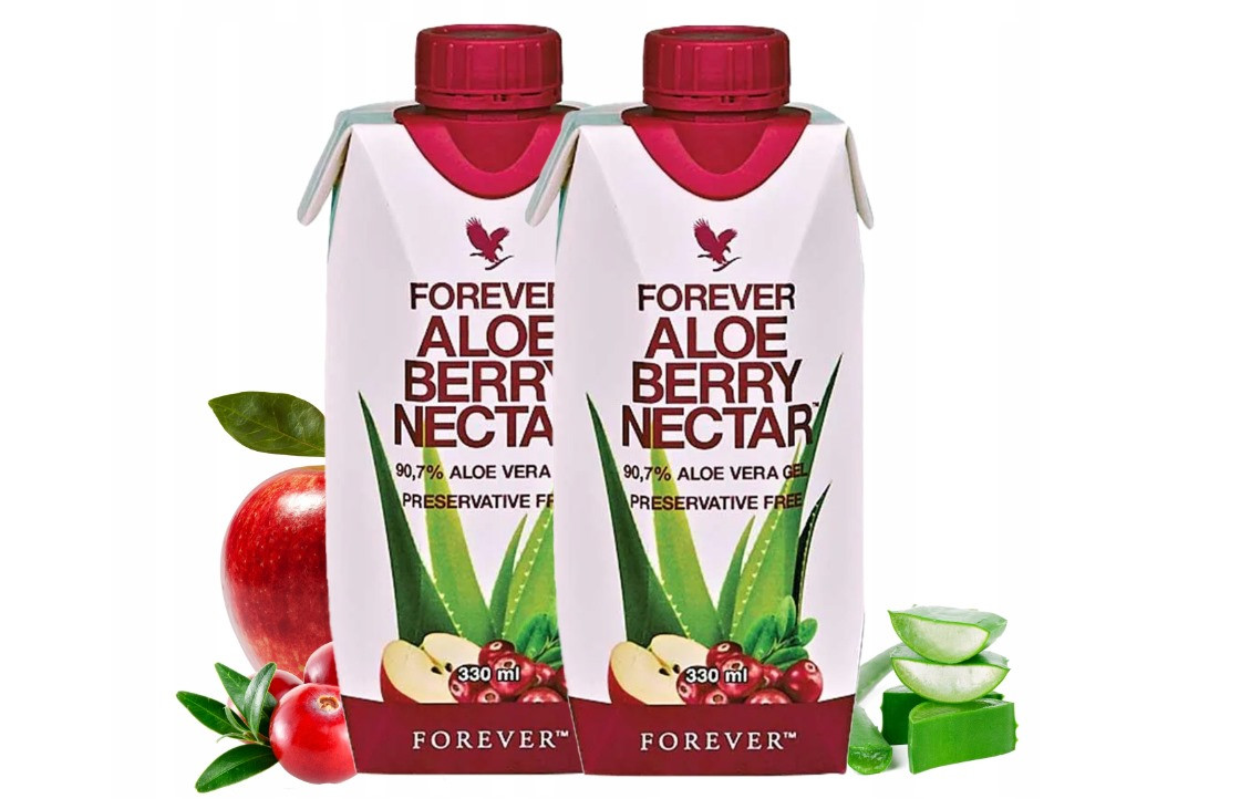 Forever Aloe Berry Nectar šťáva aloe brusinky 330 ml x 2ks
