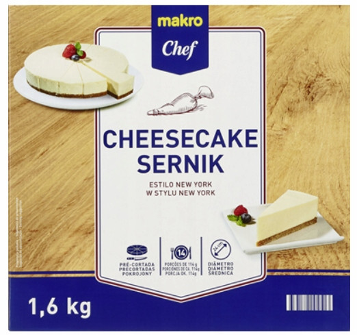 Metro Chef Sernik ve stylu New York 1,6 kg